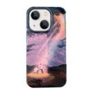 For iPhone 14 Dual-sided Lamination Oil Painting IMD Phone Case(Under The Sun) - 1