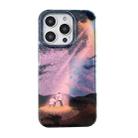 For iPhone 14 Pro Dual-sided Lamination Oil Painting IMD Phone Case(Under The Sun) - 1