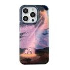 For iPhone 13 Pro Max Dual-sided Lamination Oil Painting IMD Phone Case(Under The Sun) - 1