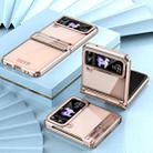For Samsung Galaxy Z Flip4 5G Electroplating Phantom Series PC Folding Case with Hinge(Rose Gold) - 4
