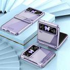 For Samsung Galaxy Z Flip4 5G Electroplating Phantom Series PC Folding Case with Hinge(Purple) - 4