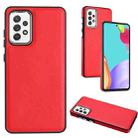 For Samsung Galaxy A32 4G Leather Texture Full Coverage Phone Case(Red) - 1