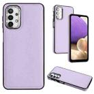 For Samsung Galaxy A32 5G Leather Texture Full Coverage Phone Case(Purple) - 1