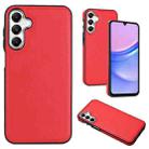 For Samsung Galaxy A15 Leather Texture Full Coverage Phone Case(Red) - 1