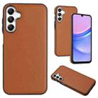 For Samsung Galaxy A25 5G Leather Texture Full Coverage Phone Case(Brown) - 1