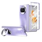 For Huawei Mate X3 Integrated Sub-plating Frame PC Phone Case(Purple) - 1