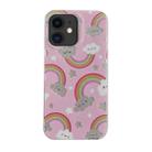 For iPhone 11 PC + TPU Dual-side Laminating IMD Phone Case(Pink) - 1