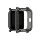 For Amazfit Bip Lite Version 1S / Bip S Transparent TPU Watch Protective Case(Transparent Black) - 1