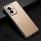 For Honor 100 Frosted Metal Phone Case(Gold) - 1