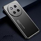 For Honor X60 Pro Frosted Metal Phone Case(Black) - 1