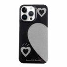 For iPhone 14 Pro PC + TPU Dual-side Laminating IMD Phone Case(Black) - 1