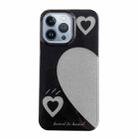For iPhone 13 Pro Max PC + TPU Dual-side Laminating IMD Phone Case(Black) - 1