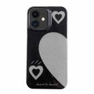 For iPhone 11 PC + TPU Dual-side Laminating IMD Phone Case(Black) - 1