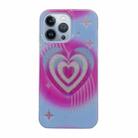 For iPhone 13 Pro Max PC + TPU Dual-side Laminating IMD Phone Case(Tassel Love) - 1