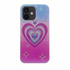 For iPhone 12 PC + TPU Dual-side Laminating IMD Phone Case(Star Love) - 1