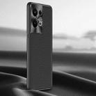 For OPPO Reno9 Pro+ Litchi Texture Genuine Leather Phone Case(Black) - 1