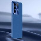 For vivo S16 / S16 Pro Litchi Texture Genuine Leather Phone Case(Blue) - 1