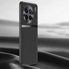 For vivo X90 Litchi Texture Genuine Leather Phone Case(Black) - 1