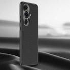 For Huawei nova 11 Litchi Texture Genuine Leather Phone Case(Black) - 1