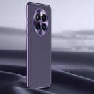 For Huawei Mate 50 Pro Litchi Texture Genuine Leather Phone Case(Purple) - 1