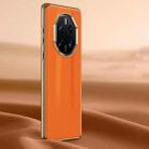 For Huawei Mate 50 RS Litchi Texture Genuine Leather Phone Case(Orange) - 1