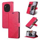 For Honor Magic6 AZNS Sheepskin Texture Flip Leather Phone Case(Red) - 1