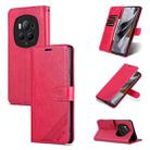 For Honor Magic6 Pro AZNS Sheepskin Texture Flip Leather Phone Case(Red) - 1