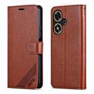 For Honor Play 50 / 50m 5G AZNS Sheepskin Texture Flip Leather Phone Case(Brown) - 1