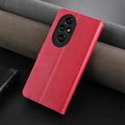 For Honor 200 AZNS Sheepskin Texture Flip Leather Phone Case(Red) - 3