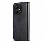 For Honor X60i AZNS Sheepskin Texture Flip Leather Phone Case(Black) - 3