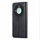 For Honor X60 AZNS Sheepskin Texture Flip Leather Phone Case(Black) - 3