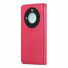 For Honor X60 AZNS Sheepskin Texture Flip Leather Phone Case(Red) - 3