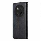 For Honor X60 Pro AZNS Sheepskin Texture Flip Leather Phone Case(Black) - 3