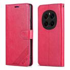 For Honor Magic7 Pro AZNS Sheepskin Texture Flip Leather Phone Case(Red) - 2