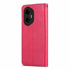 For Honor 300 AZNS Sheepskin Texture Flip Leather Phone Case(Red) - 3