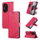 For Honor 300 Pro AZNS Sheepskin Texture Flip Leather Phone Case(Red) - 1