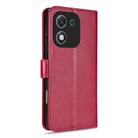 For Honor X70i AZNS Sheepskin Texture Flip Leather Phone Case(Red) - 3