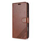 For Honor X70i AZNS Sheepskin Texture Flip Leather Phone Case(Brown) - 2