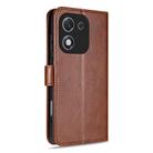 For Honor X70i AZNS Sheepskin Texture Flip Leather Phone Case(Brown) - 3