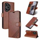 For Honor 400 Pro Global 160.8mm AZNS Sheepskin Texture Flip Leather Phone Case(Brown) - 1