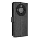 For Honor X70 5G AZNS Sheepskin Texture Flip Leather Phone Case(Black) - 3