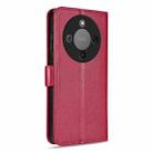 For Honor X70 5G AZNS Sheepskin Texture Flip Leather Phone Case(Red) - 3