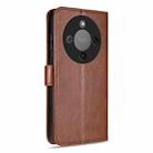 For Honor X70 5G AZNS Sheepskin Texture Flip Leather Phone Case(Brown) - 3
