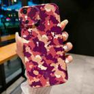 For iPhone XS Max Precise Hole Camouflage Pattern PC Phone Case(Purple Brown) - 1