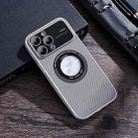 For iPhone 13 Pro Max View Window Magsafe PC Phone Case(Grey) - 1