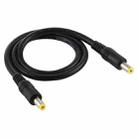 DC Power Plug 5.5 x 2.5mm Male to Male Adapter Connector Cable, Cable Length:50cm(Black) - 1