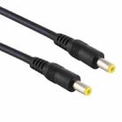 DC Power Plug 5.5 x 2.5mm Male to Male Adapter Connector Cable, Cable Length:1m(Black) - 3