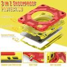 For iPad Pro 11 2022 / 2021 / 2020 Spider Rotation Handle Silicone Hybrid PC Tablet Case(Red Yellow) - 6