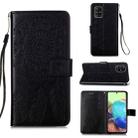 For Samsung Galaxy A71 5G Dream Catcher Printing Horizontal Flip Leather Case with Holder & Card Slots & Wallet & Lanyard(Black) - 1