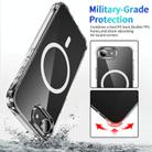 For iPhone 16e Four Corner Airbags MagSafe Magnetic Phone Case(Transparent) - 3